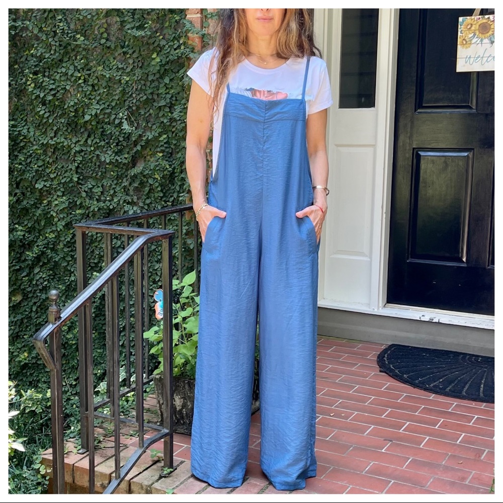 ✨LAST ONE✨Paris Chic wide leg side pockets jumpsuit - Picture 3 of 7